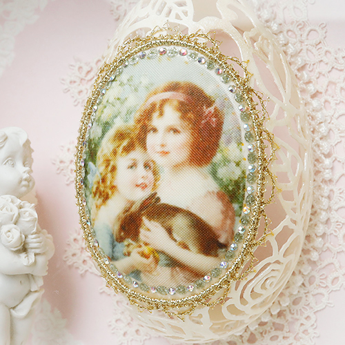 シルク風プリント