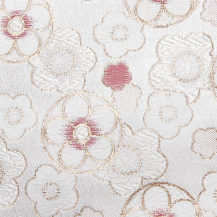 502-4106 西陣織(金欄) 白系 裏処理ナシ