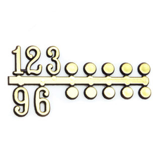 400-0212 文字符(アラビア数字15mm・ドット)