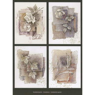 5280-0202 Pt 3D ダイカットプリント ローズ