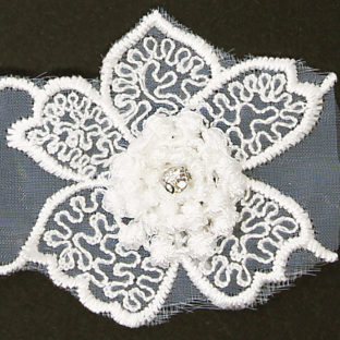 331-2206 レース ジルコン付 3枚入