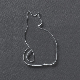 540-4231 AC アクセサリーM キャット    クリア