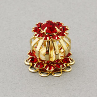 321-5035 ラインストーントップ シャム