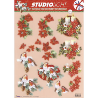 5280-2430 Pt 3D ダイカットプリント Xmas