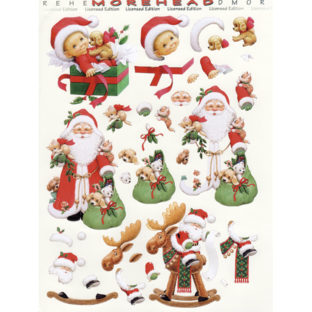 5280-0034 Pt 3D ダイカットプリント Xmas