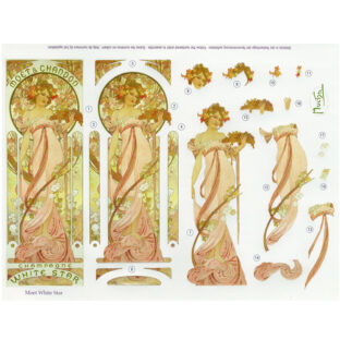 5280-0050 Pt 3D ダイカットプリント ミューシャ