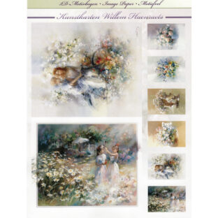 5280-0128 Pt 3D ダイカットプリント フラワー