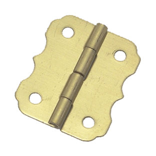 530-9128 蝶型蝶番 金 2ケ入