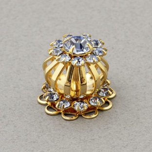 321-5044 ラインストーントップ ライトサファイア