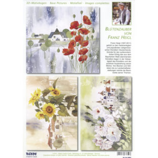 5280-0118 Pt 3D ダイカットプリント フラワー