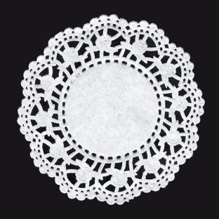 361-0026 レースペーパー ラウンド   6枚入