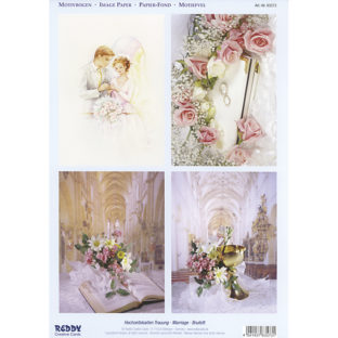 5280-0008 Pt 3D ダイカットプリント ウェデイング