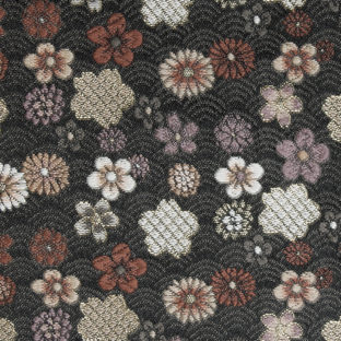 502-4005 西陣織(金欄) 黒系 裏処理アリ