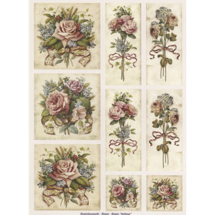 5280-0201 Pt 3D ダイカットプリント ローズ