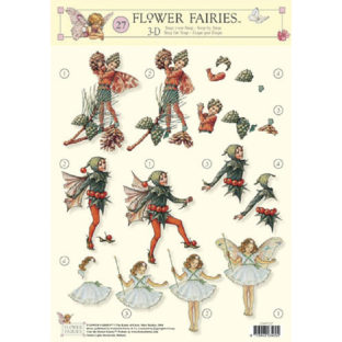 5280-2527 Pt 3D プリント フラワー&フェアリー