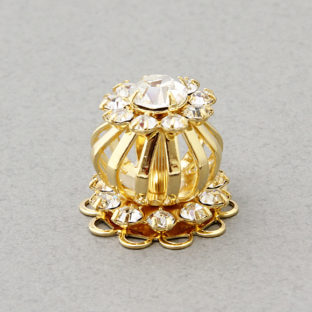 321-5031 ラインストーントップ クリスタル