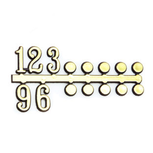 400-0211 文字符(アラビア数字10mm・ドット)