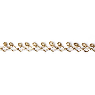 330-5041 F.ブレード 2m入 ホワイト/ゴールド