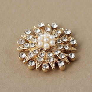 321-1022 トップ飾り クリスタル付 1ヶ入