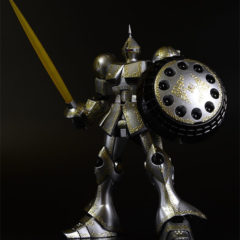 エレガントカットシールでガンダムにエングレービング