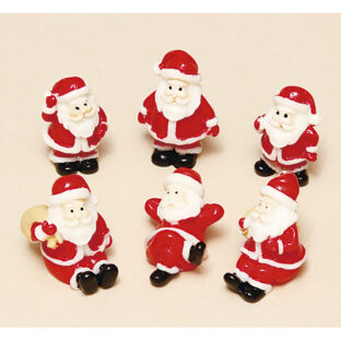 340-2337 ミニチュアサンタ 6種