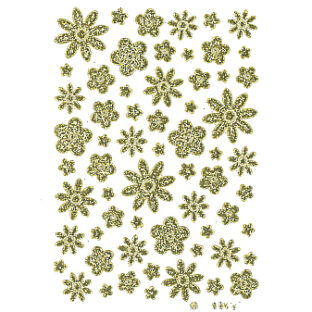 6513-4386 エレガントカットシール ミニ グリッター フチ色無し