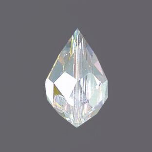 323-5001 カットグラス クリスタル φ 10 x 6mm 1ヶ入