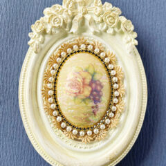 卵に螺鈿シートを綺麗に貼ろう