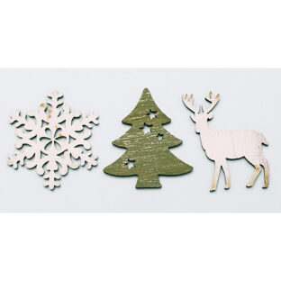 340-2930 冬のカットパーツ 3種×2セット